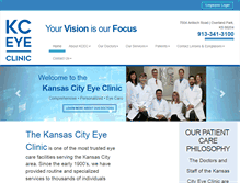 Tablet Screenshot of kceyeclinic.com